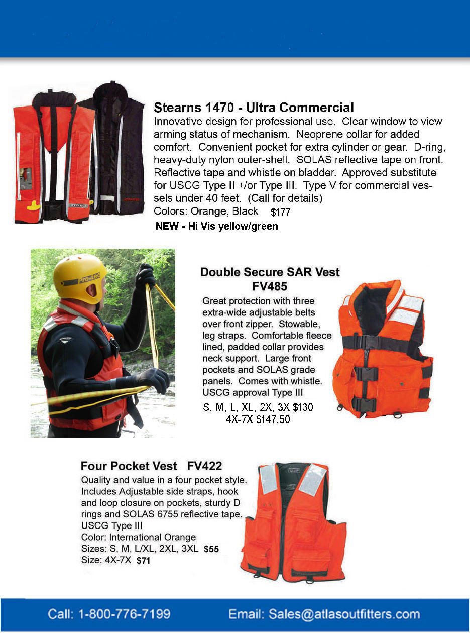 Stearns Rescue pfds