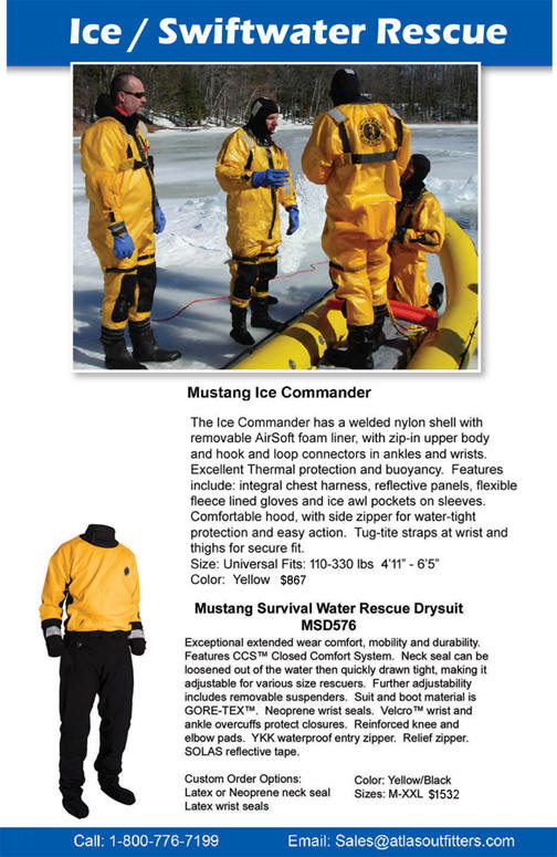 Mustang survival IC9001-03 Ice Commander and dry suit